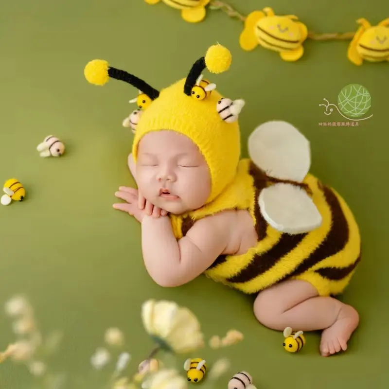 Cute Bees Theme Set - Newborn Photography Props - Image 3